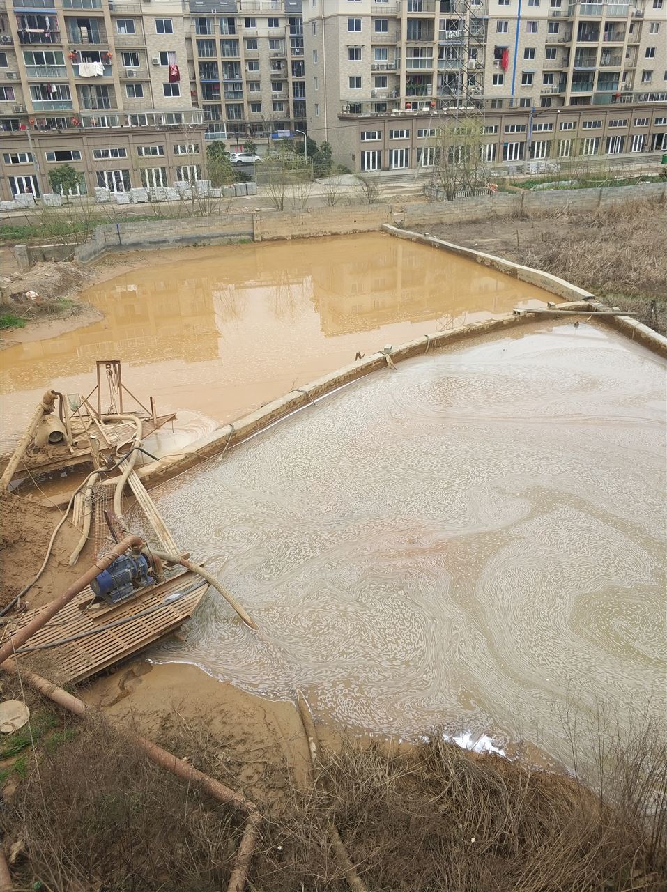 香河沉淀池淤泥清理-厂区废水池淤泥清淤